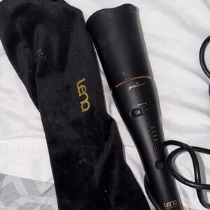 Lena Automatic Curling Wand in Black with Rose Gold Trim